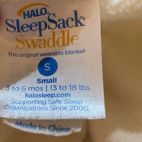 Halo Swaddle Microfleece cream small 3-6 months - Picture 3 of 7